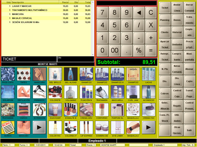 Software TPV para peluquerías y estética BDP.Net