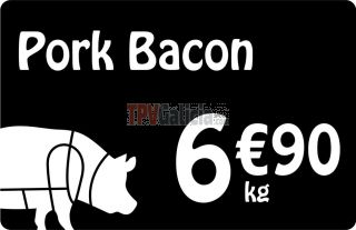 Etiquetas portaprecios para Carnicerías y Charcuterías