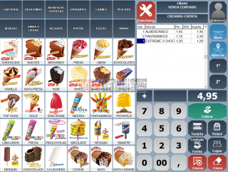 Pack TPV táctil LUNARPOS completo con Software TPVGALICIA-POS Hostelería Express 