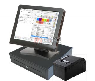Pack TPV táctil LUNARPOS completo con programa TALLAS y COLORES para Comercios