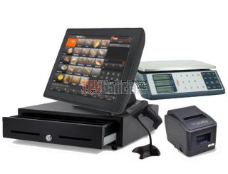 Pack TPV Táctil ALTAIRPOS Neo para COMERCIOS ALIMENTACION Y VENTA AL PESO con programa BG-ETPOS y opción BALANZA