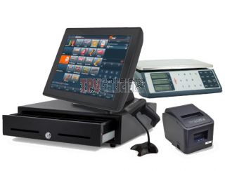 Pack TPV Táctil ALTAIRPOS Neo para SUPERMERCADOS con programa ETPos-PRO y opción BALANZA