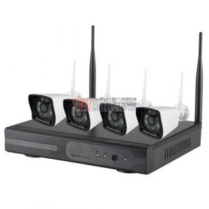 Kit de cámaras con videograbador IP de facil instalación (Plug & Play), con comexión TCP/IP o WiFi.