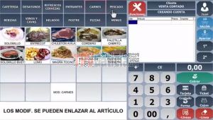 FIRESOFT TPV para la gestión de ventas de Restaurantes, Cafeterías, Pizzerías, Discotecas, Fast-Food, etc. Puede trabajar con mandos, monitores cocina, etc...