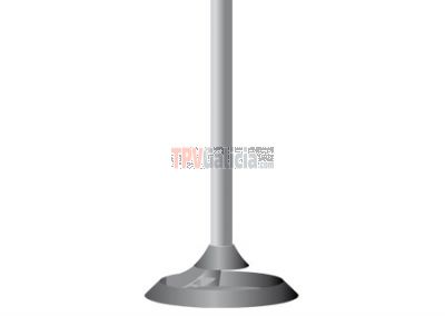 TURNO-TOUCH - Soporte Pedestal en aluminio para Pantalla e Impresora