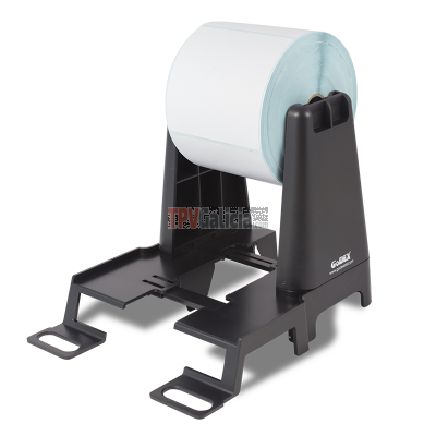 Soporte externo para rollos de etiquetas adhesivas