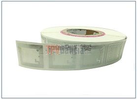 Etiqueta Antihurto Adhesiva 40x40 mm RF 8,2MHz Transparente - Rollo de 1000 unidades