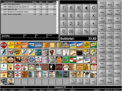 Software TPV para hosteleria BDP.Net táctil