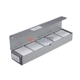 Caja de 500 tarjetas PVC transparentes