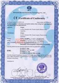 Certificados de VERIFICACION CE - (G-B)