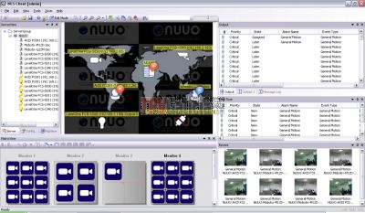 Licencia CMS NUUO Software NVR IP profesional de gestión centralizada para videovigilancia
