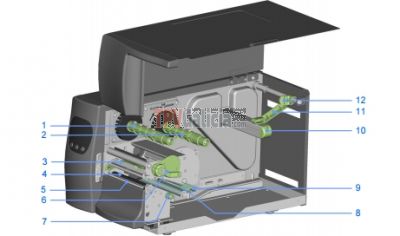 Palanca apertura cabezal para Godex EZ-2200 Plus / EZ2050 / EZ2250i / EZ6000 series