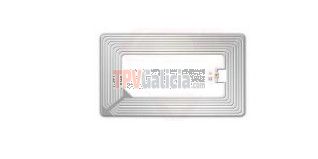 Etiqueta adhesiva Transparente RFID de 44x18mm, Reactivable Blanca. Rollos de 1000 und.