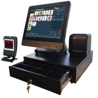 Pack TPV táctil LUNARPOS completo con programa SUPERPOS-PRO + BALANZA para SUPERMERCADOS