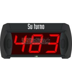 ST-3 Pantalla de turno de 3 dígitos con mando a distancia