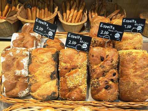 Etiquetas porta precios plásticas para Panaderías y Pastelerias