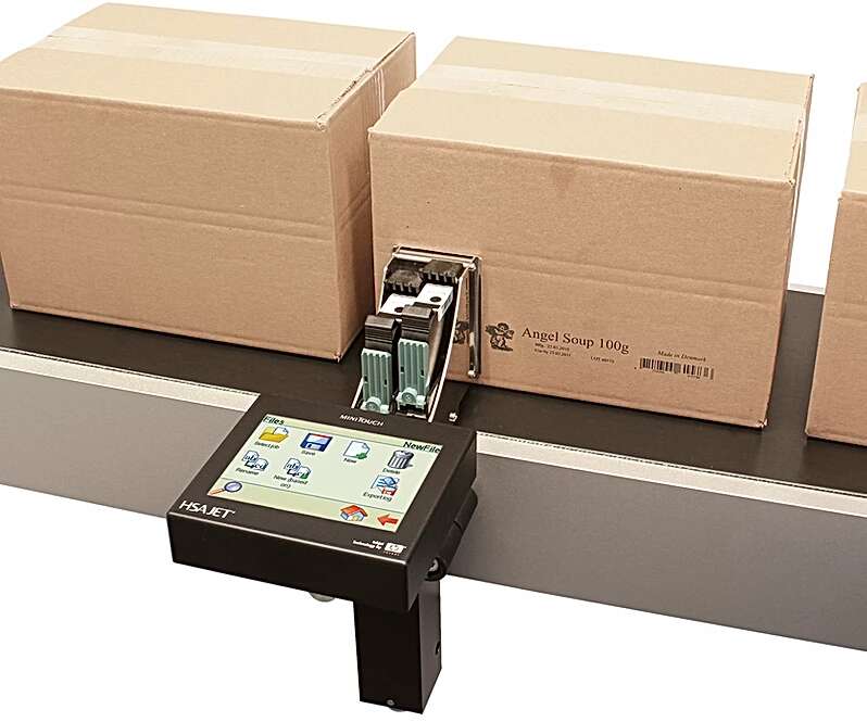 Codificador HSAJET Minitouch de lotes, fechas, textos, códigos de barras, imágenes Codificador HSAJET Minitouch de lotes, fechas, textos, códigos de barras, imágenes