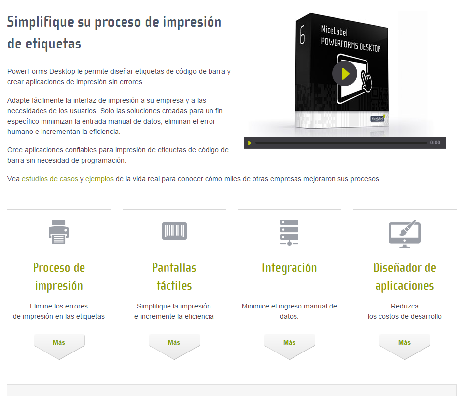 NicelLabel PowerForms - Software Diseño de Etiquetas y Formularios Profesional