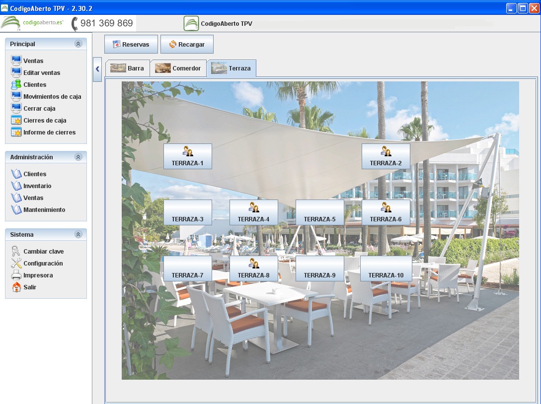 Pack TPV Galicia-ECO-PLUS completo con software CodigoAberto para Hostelería Pack TPV Galicia-ECO-PLUS completo con software CodigoAberto para Hostelería