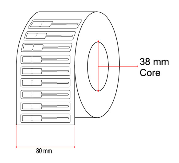 Etiquetas de joyería tipo lanza para anillos - 8mm x 20mm x 20mm